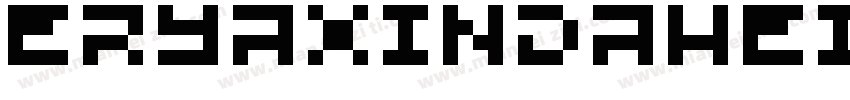 eryaxindahei extrabo字体转换